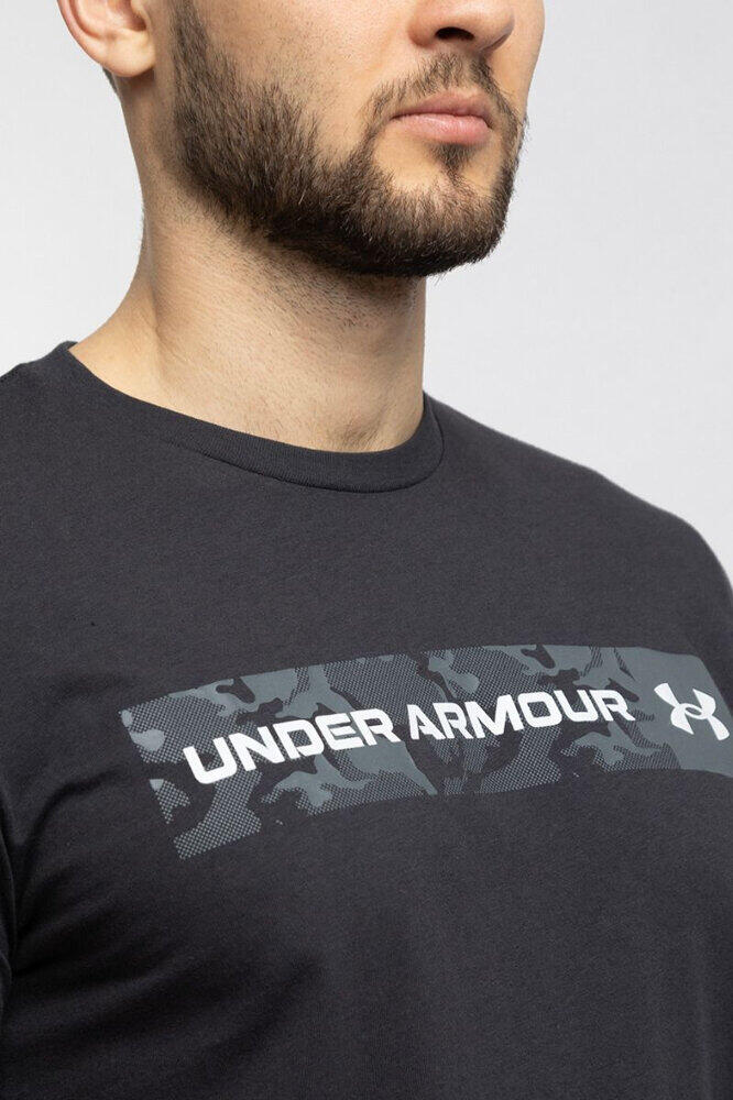 Homme Under Armour Camo Chest Stripe T-shirt Fitness 3/6