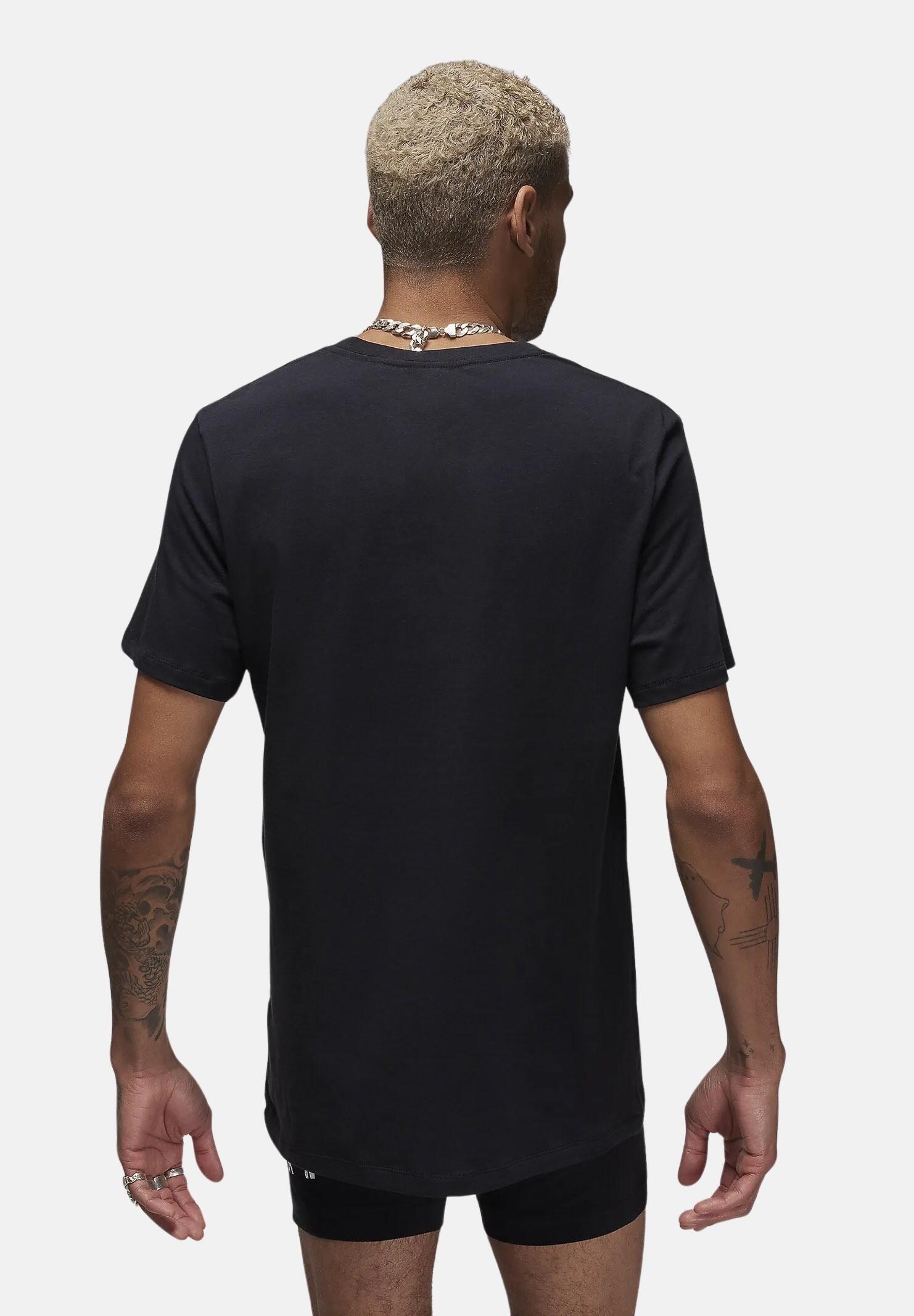 Camiseta nike jordan flight base tee pk - hombre - negro 2/2