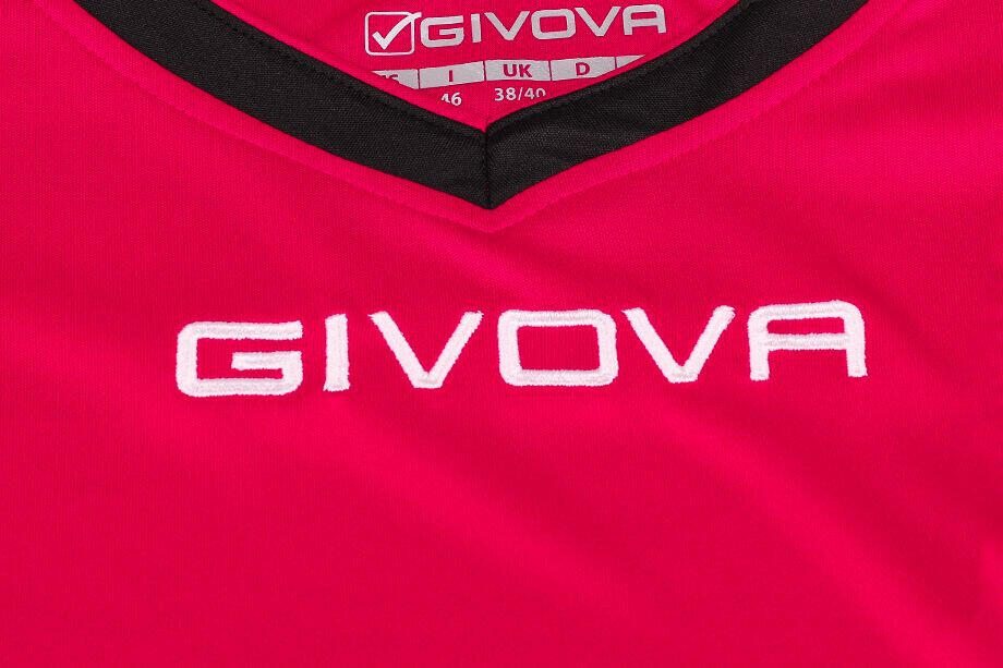 T-shirt uomo givova rosso/nero 2/4