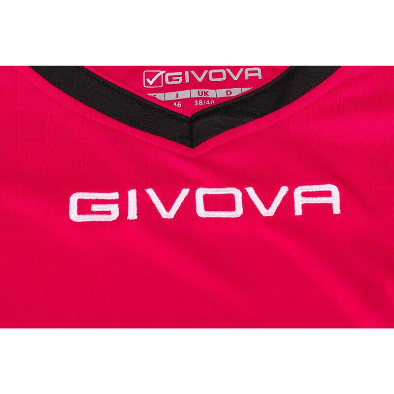 Tricou GIVOVA Revolution L, Roșu-Negru TRF13