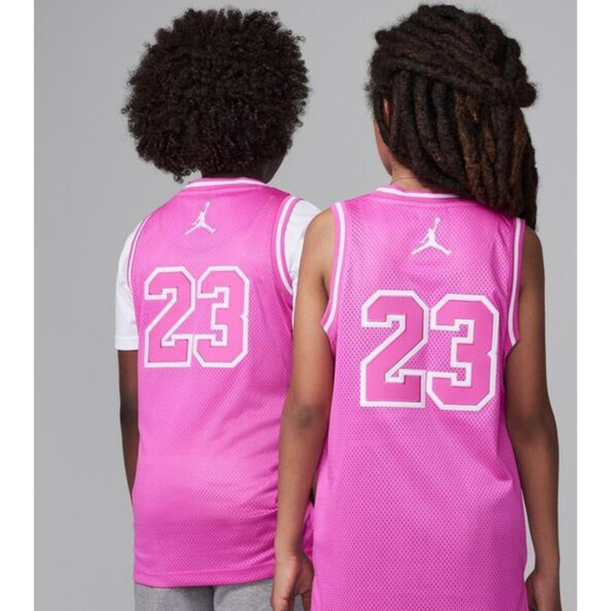 Canotta ragazza basket jordan - fucsia