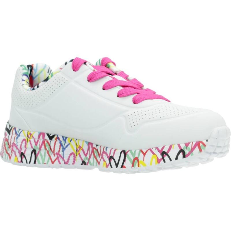 Zapatillas niña Skechers Uno Lite Blanco