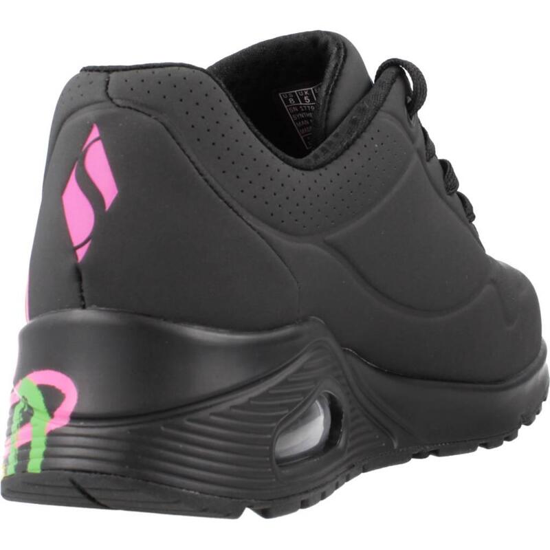 Zapatillas mujer Skechers Uno Negro