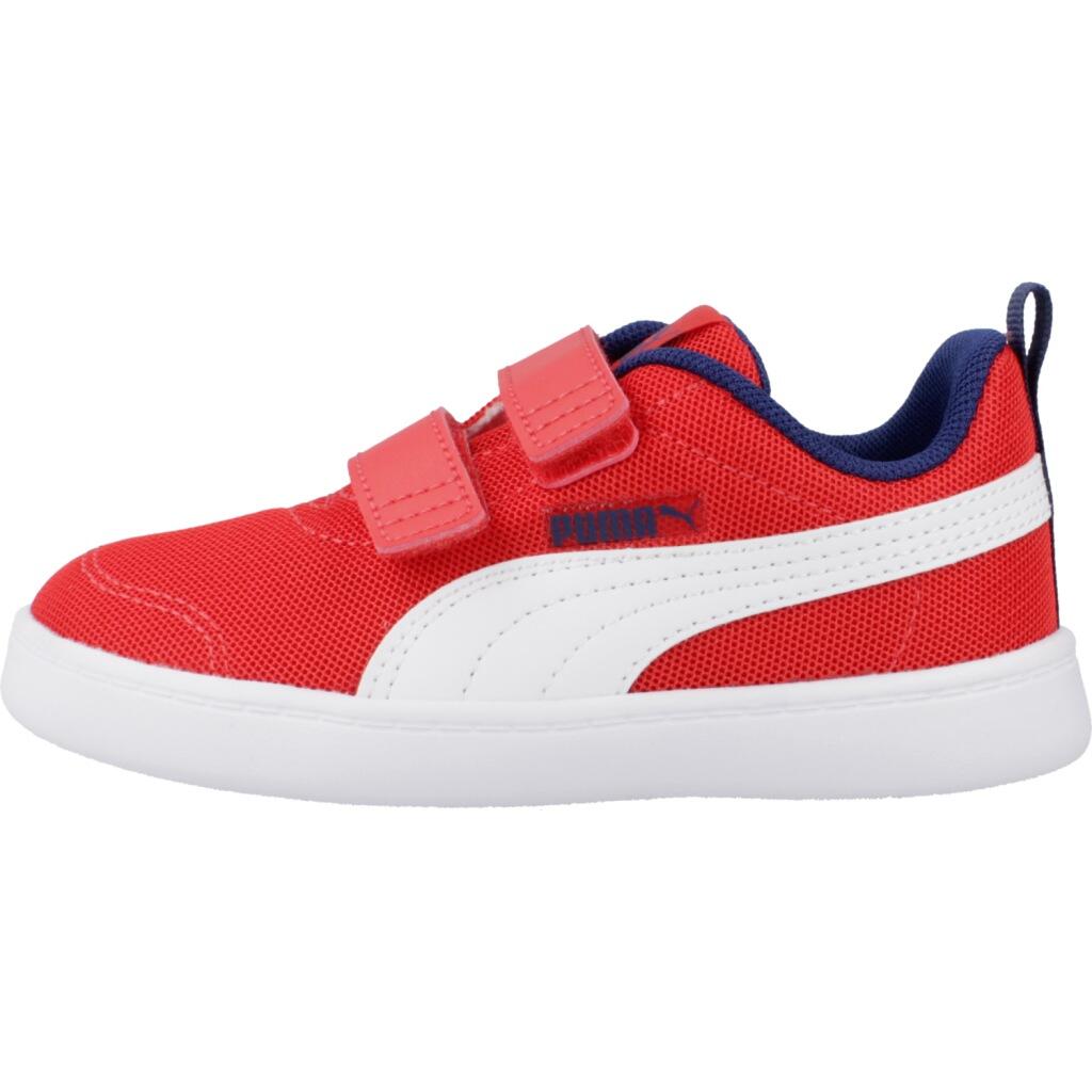 Ténis Puma Modelo Courtflex V2 Mesh V Cor Vermelho 2/5