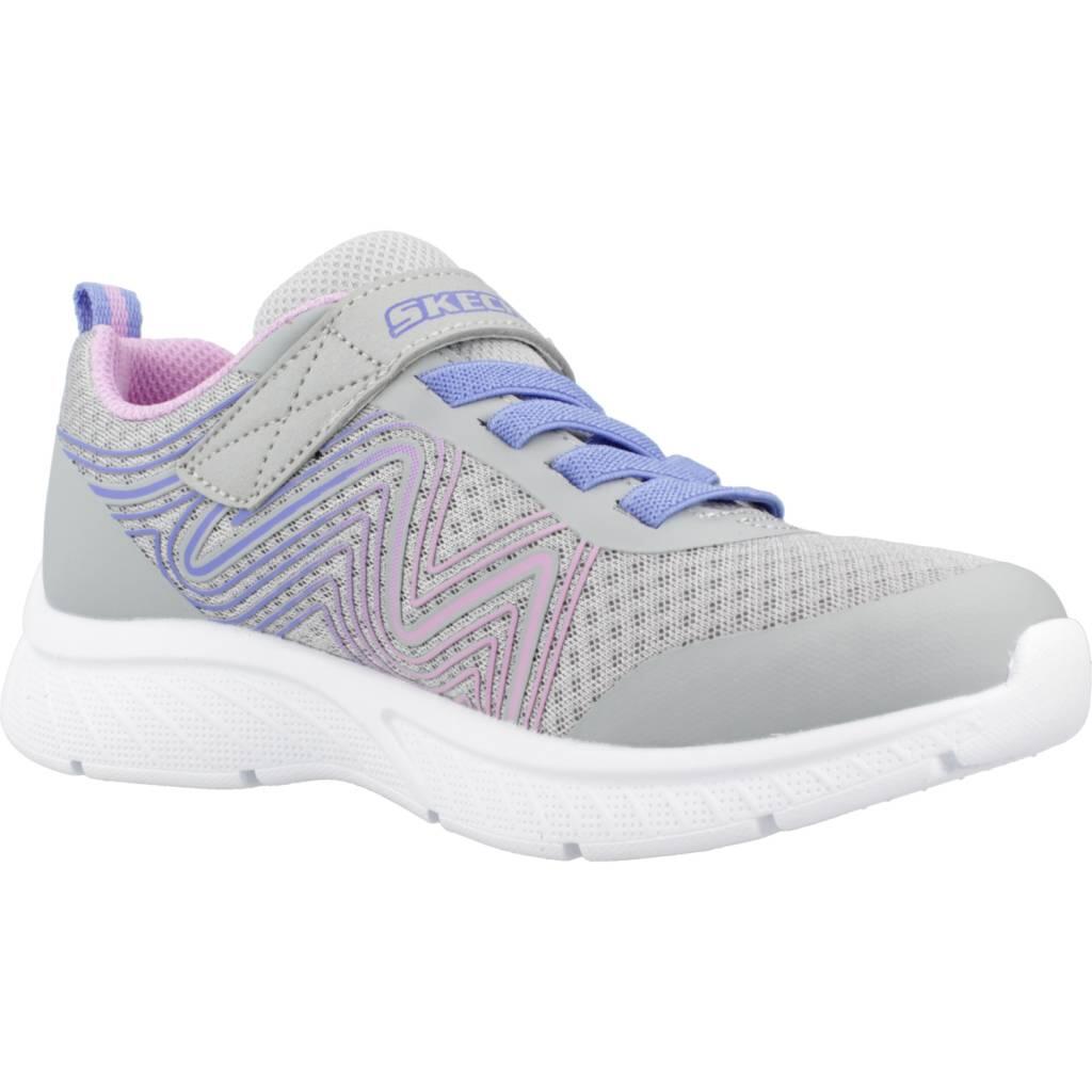 Ténis Skechers Modelo Microspec Plus - Swirl Swee Cor Cinza 5/5