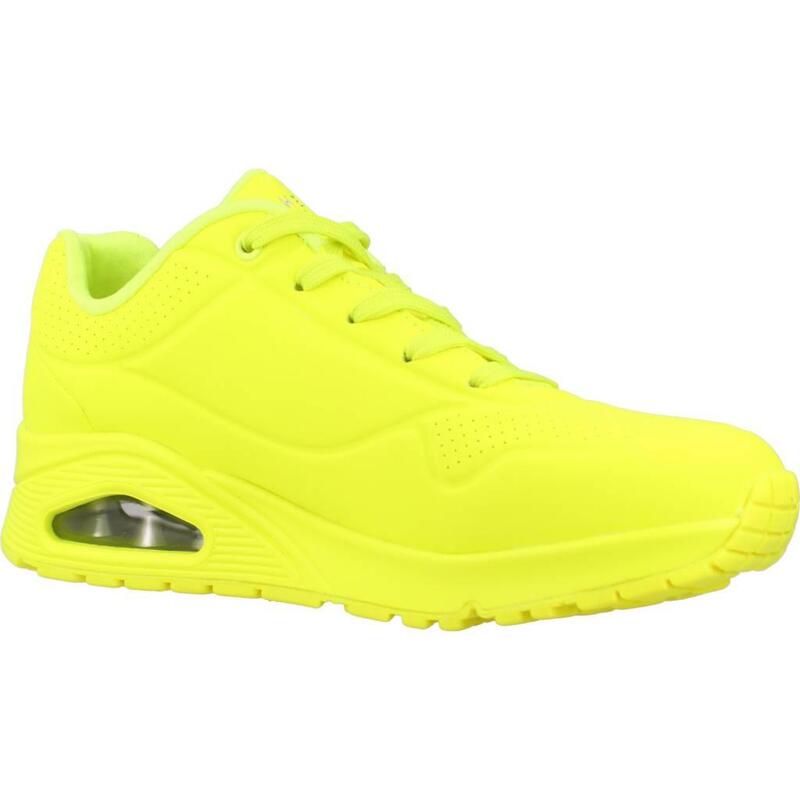 Zapatillas mujer Skechers Uno Amarillo