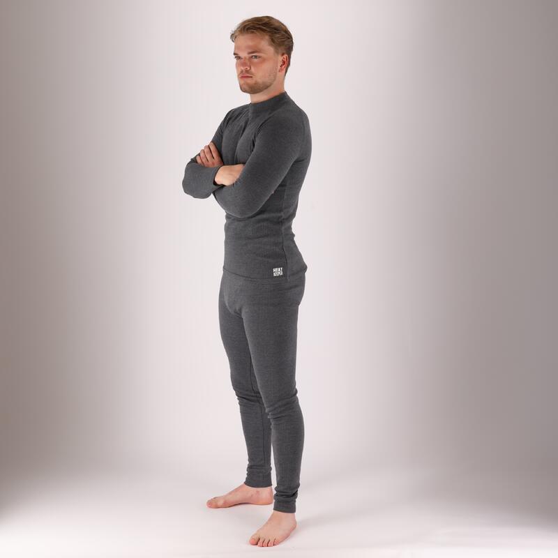 Heatkeeper - Pantalon thermique pour hommes - Anthracite - 2 pièces