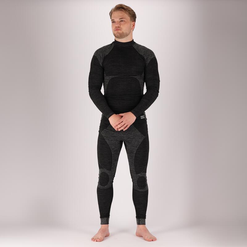 Heatkeeper - Pantalon thermique pour hommes - Noir - 2 pièces