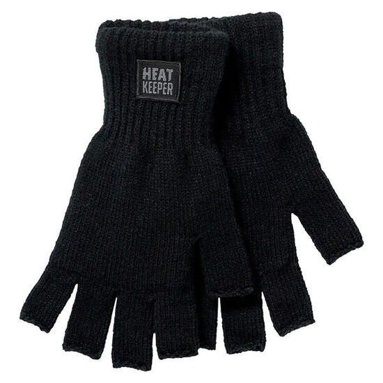 Heatkeeper – Fingerlose Thermohandschuhe Herren – Schwarz – 1 Paar