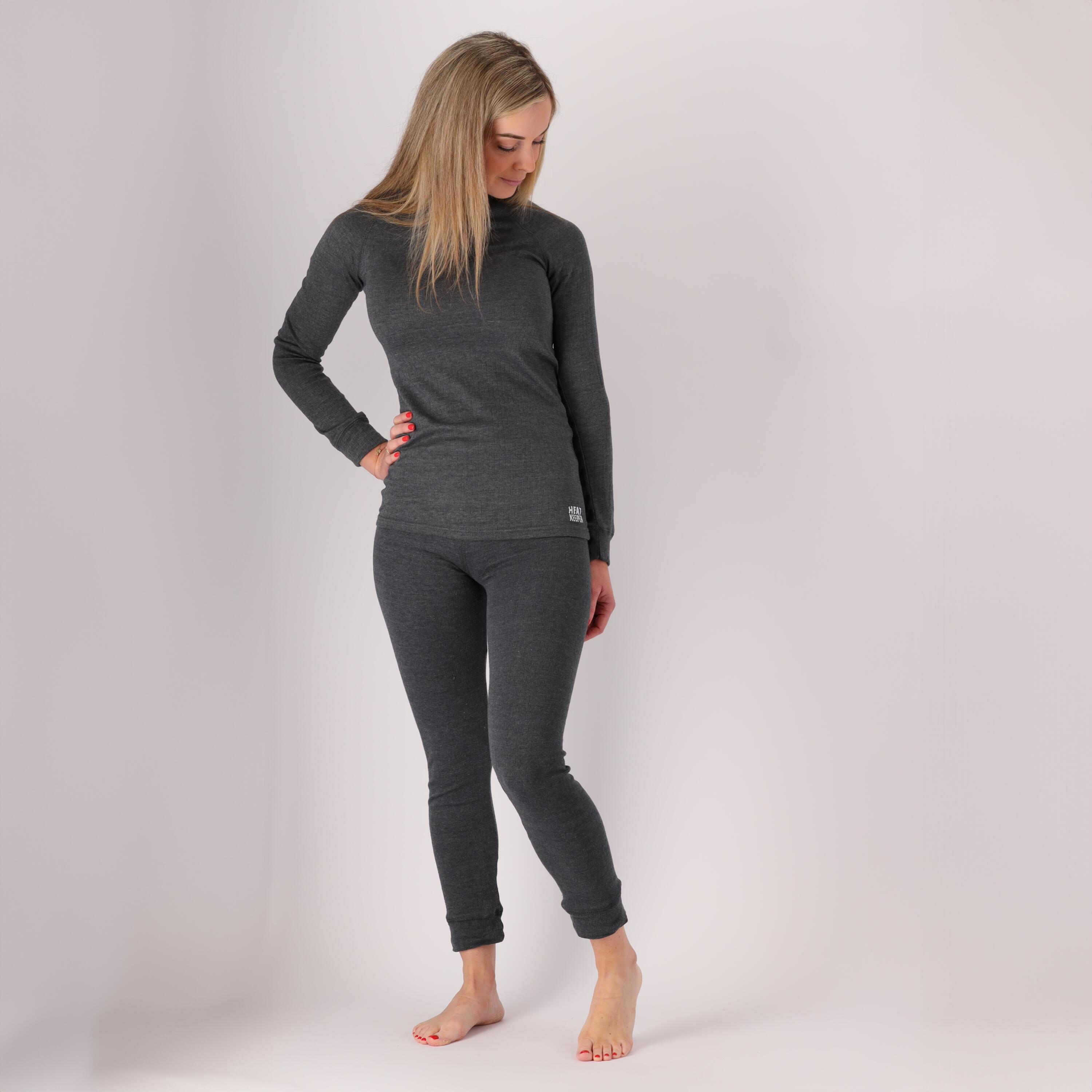 Heatkeeper - Pantalon thermique femme - Anthracite mélangé - 1 pièce - Pantalon 4/7