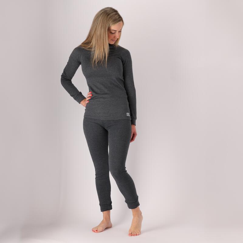 Heatkeeper - Pantalon thermique femme - Anthracite - 4 pièces