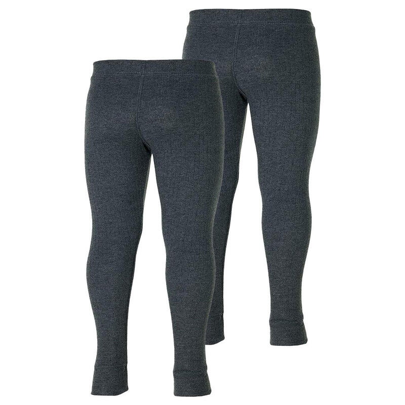 Heatkeeper - Pantalon thermique pour enfant - Anthracite - 2 pièces