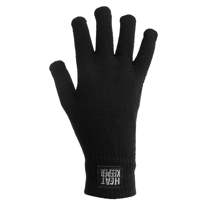 Heatkeeper - Gants de sport tricotés pour hommes - Noir - 1 paire