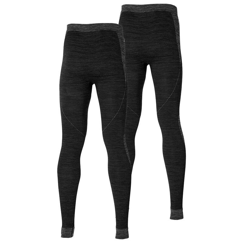 Heatkeeper - Pantalon thermique pour hommes - Noir - 2 pièces