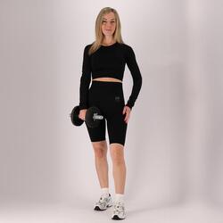 Xtreme - Ensemble de sport dames - Short/Crop top - Rose - Crop top dames -