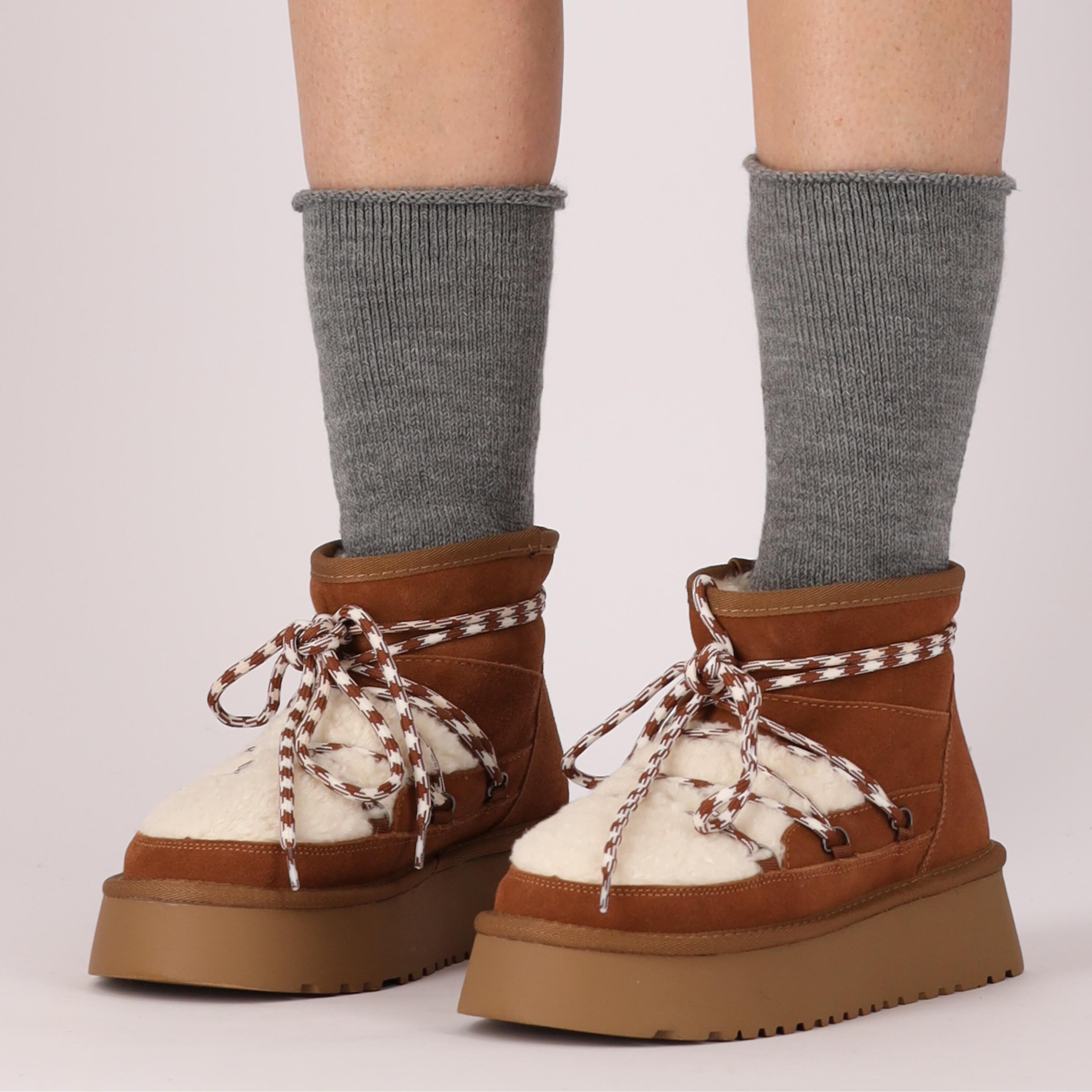 Heatkeeper - Calzini termici da donna - 2 paia - Grigio medio 2/6