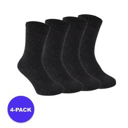 Heatkeeper - Chaussettes thermiques enfants - 4 paires - Gris moyen