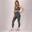 Xtreme - Sportset dames - Legging/Crop Top - Antraciet