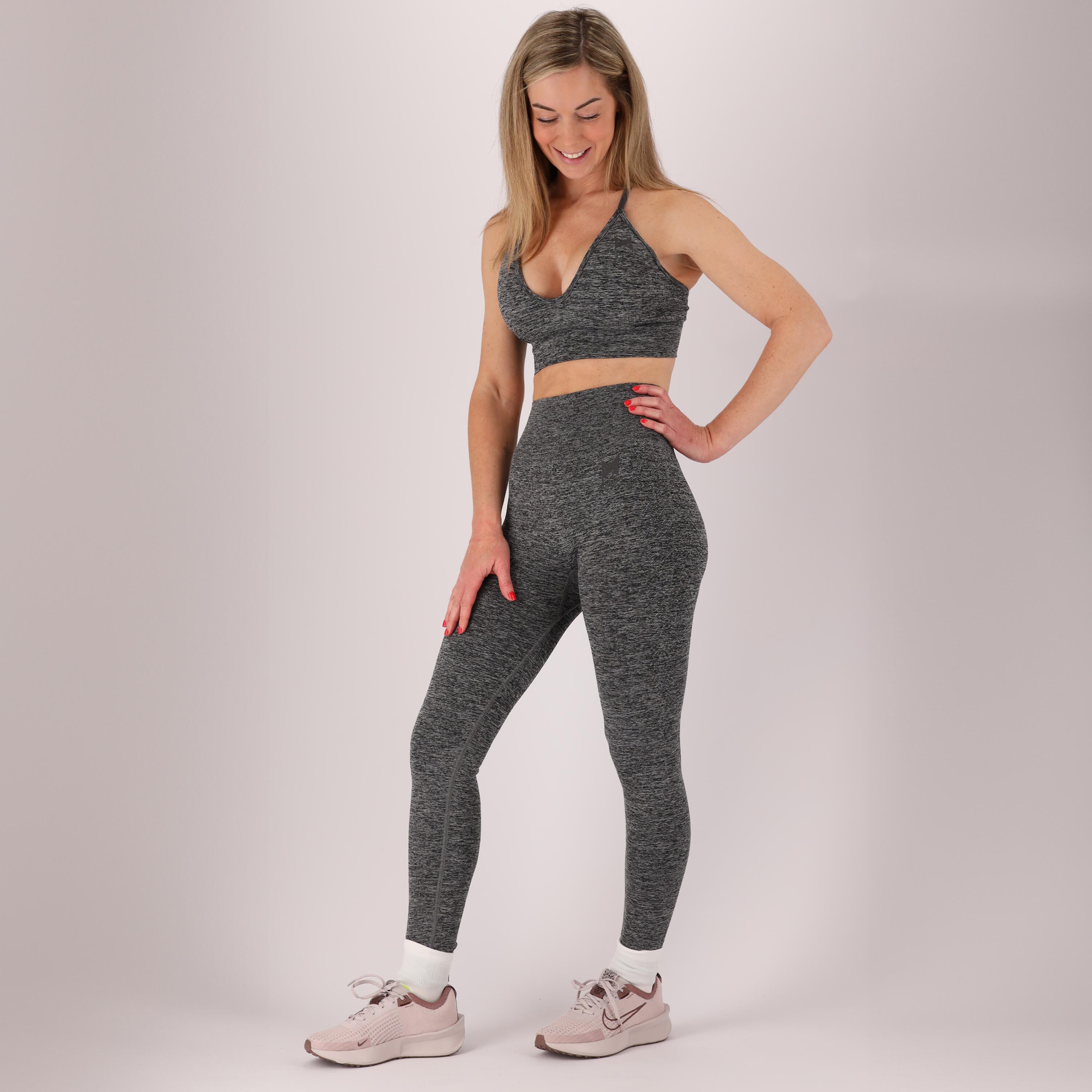 Xtreme - Xtreme - Ensemble De Sport Pour Femme - Leggings/crop Top - Anthracite - Survêtement - Gris|marron - 48 Xl - Decathlon