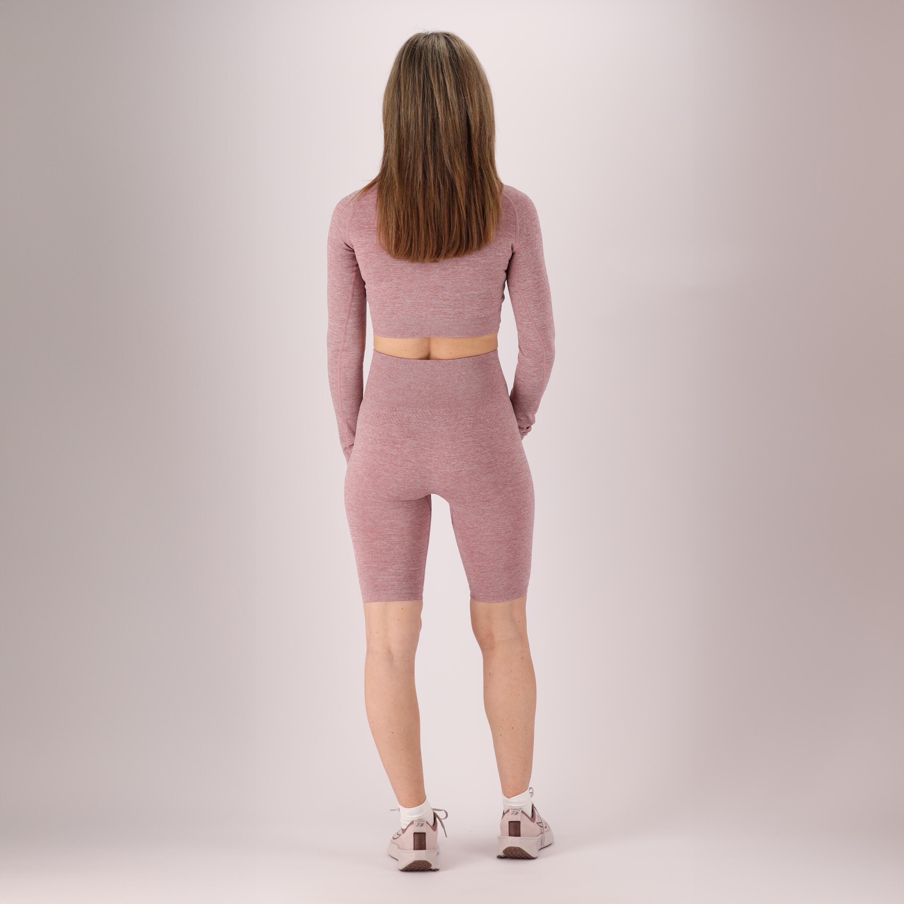 Xtreme - Sport crop top dames - Lange mouwen - Zwart - 1-Stuk - Sport top dames 5/7