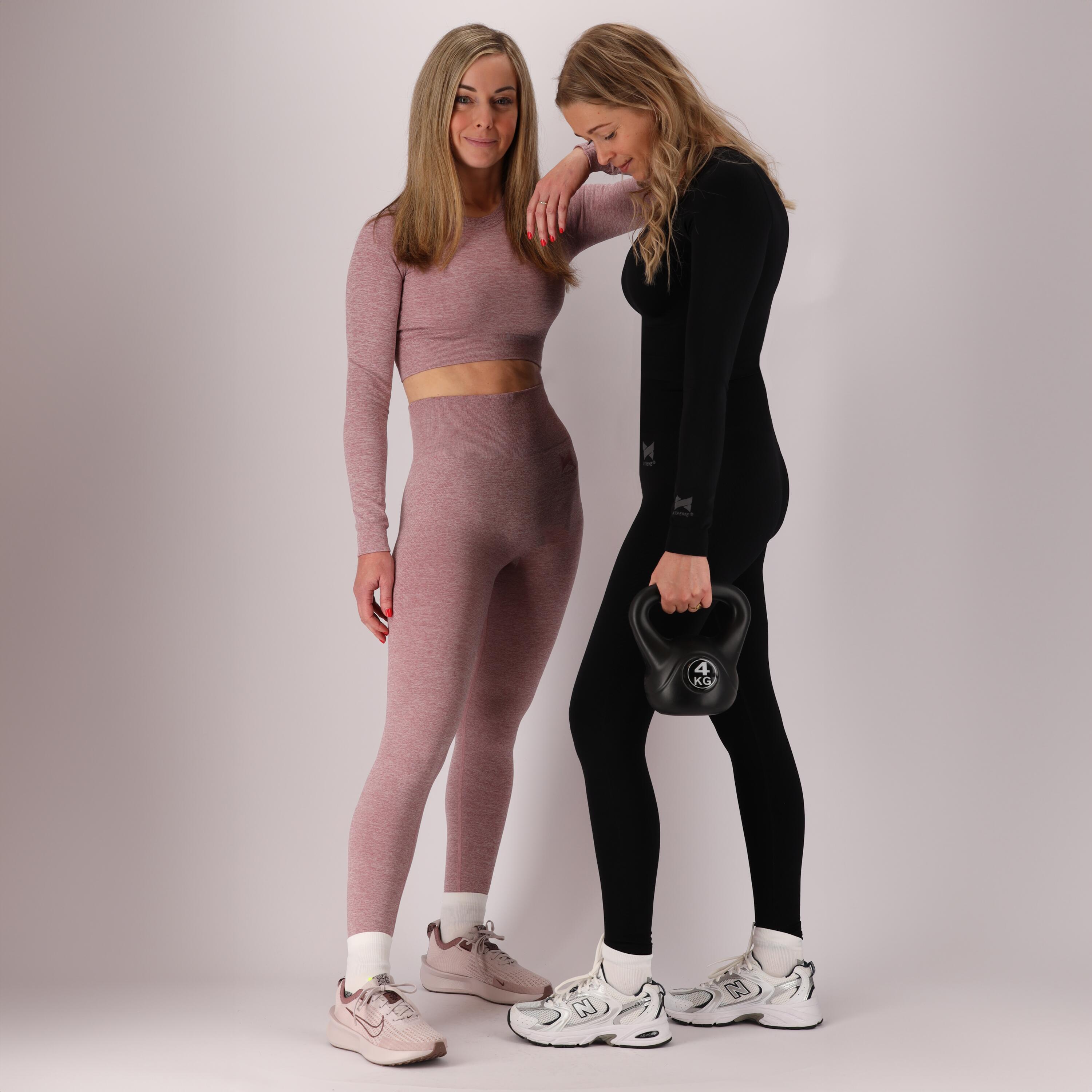 Xtreme - Sportset dames - Legging/Crop Top - Zwart 2/7