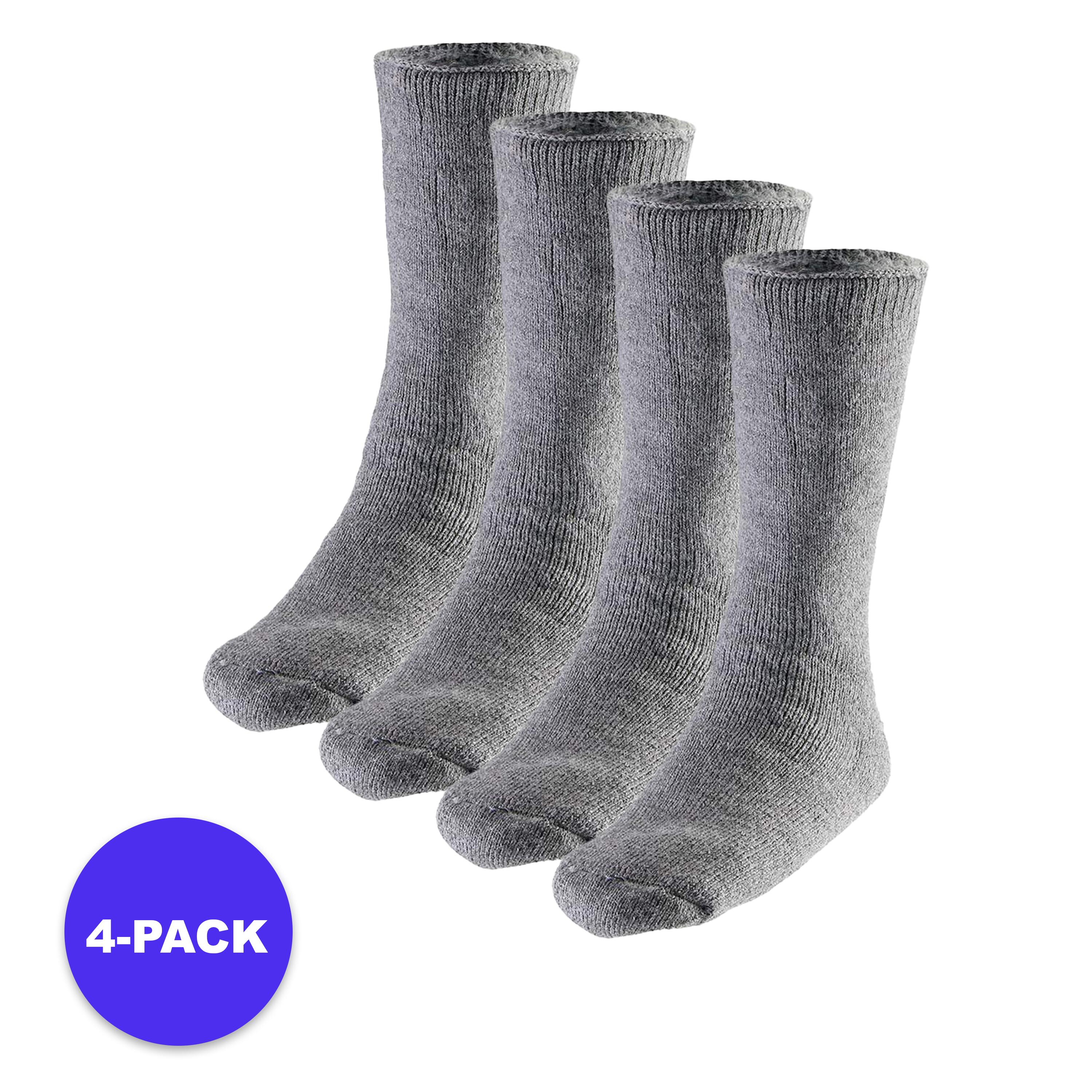 HEAT KEEPER Heatkeeper - Thermo sokken heren - 4-Paar - Medium Grijs