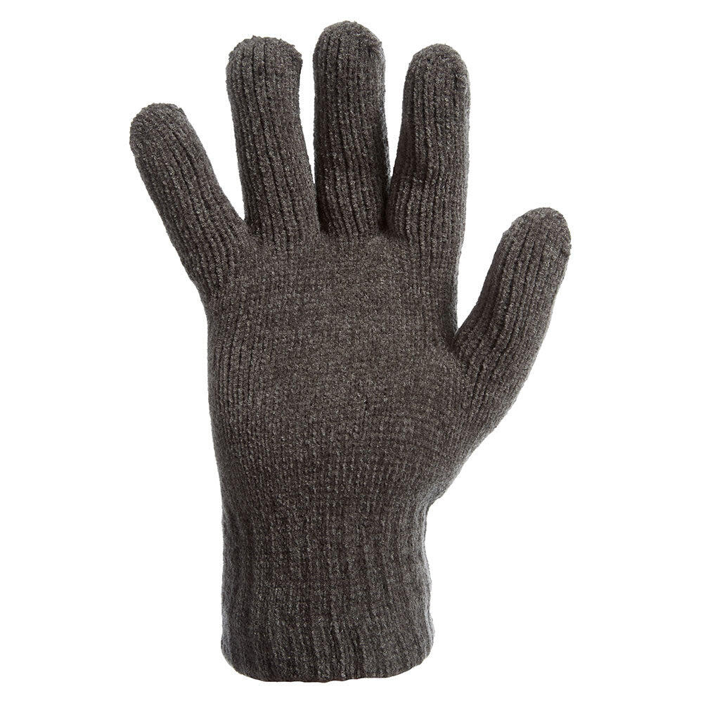 Heatkeeper - Guanti termici in ciniglia da donna - Grigio scuro - 1 paio 5/7