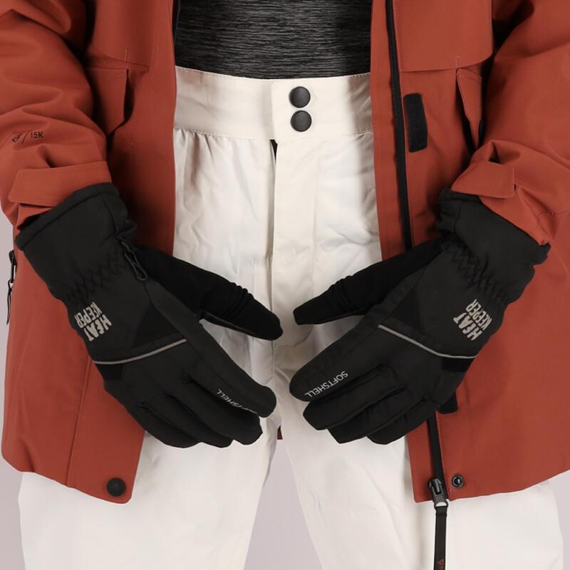 Heatkeeper - Gants de ski femme pro - Noir - 1 paire - Gants femme