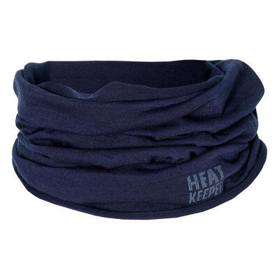 Heatkeeper - sjaal/nekwarmers heren - multifunctioneel - marine blauw 1-stuk