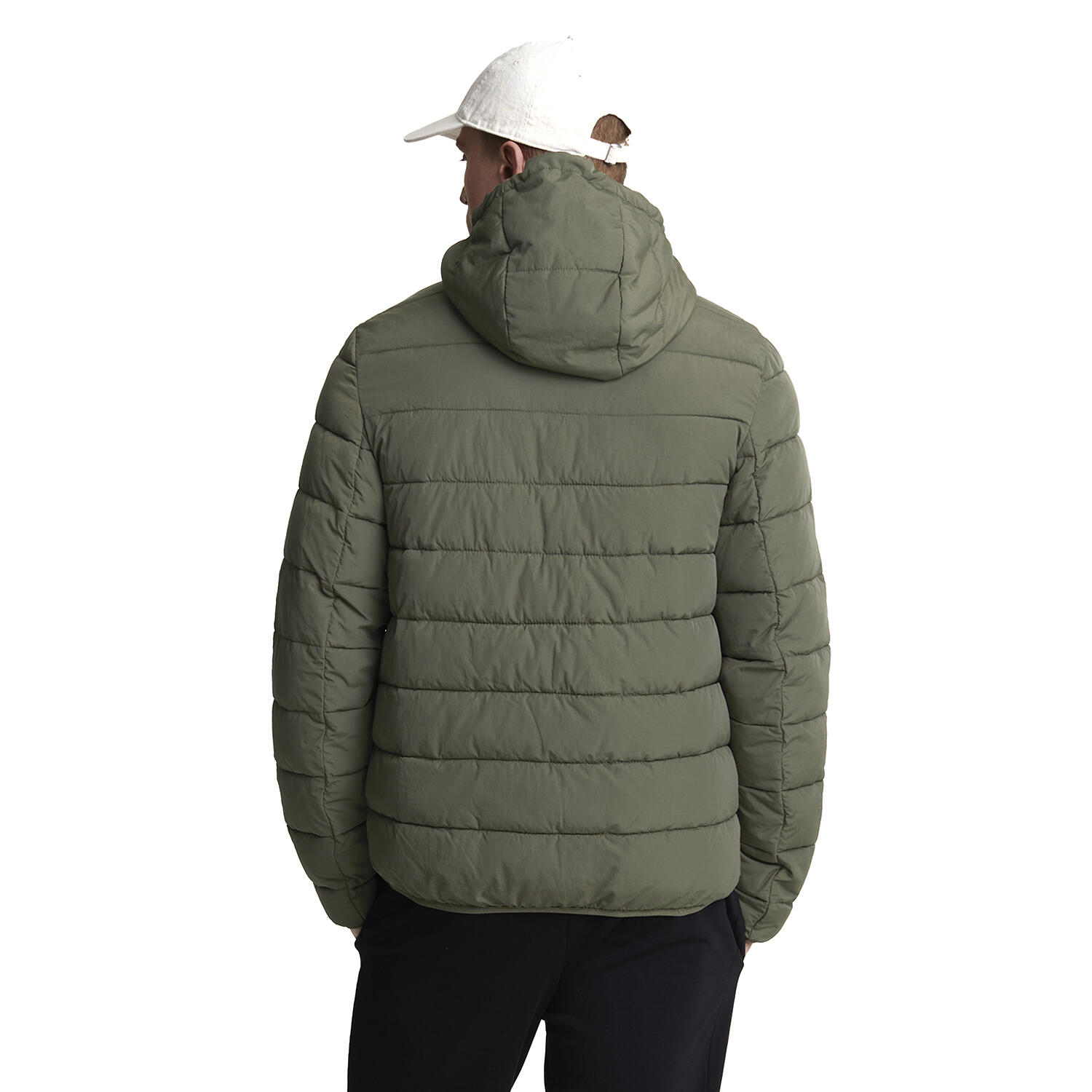 Men's down jacket (Dark green)