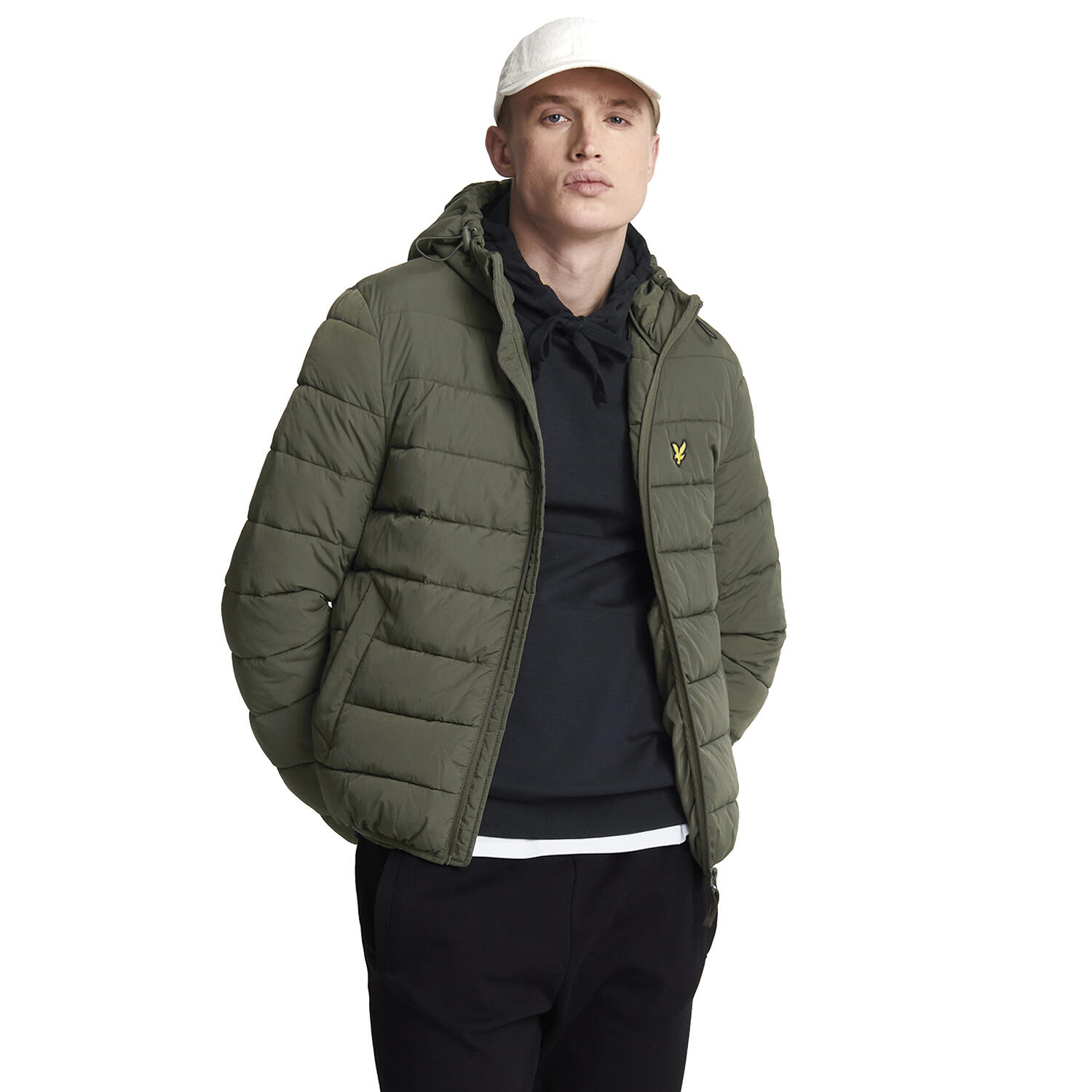 Men's down jacket (Dark green)