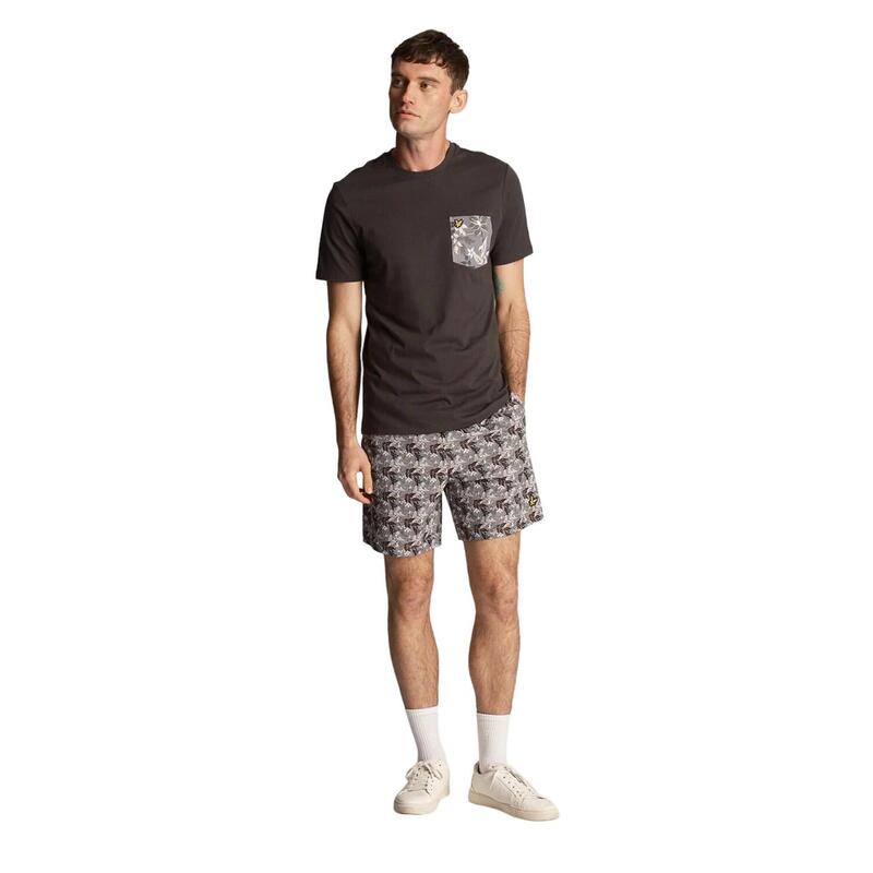 "Resort" Badeshorts für Herren Gun Metal