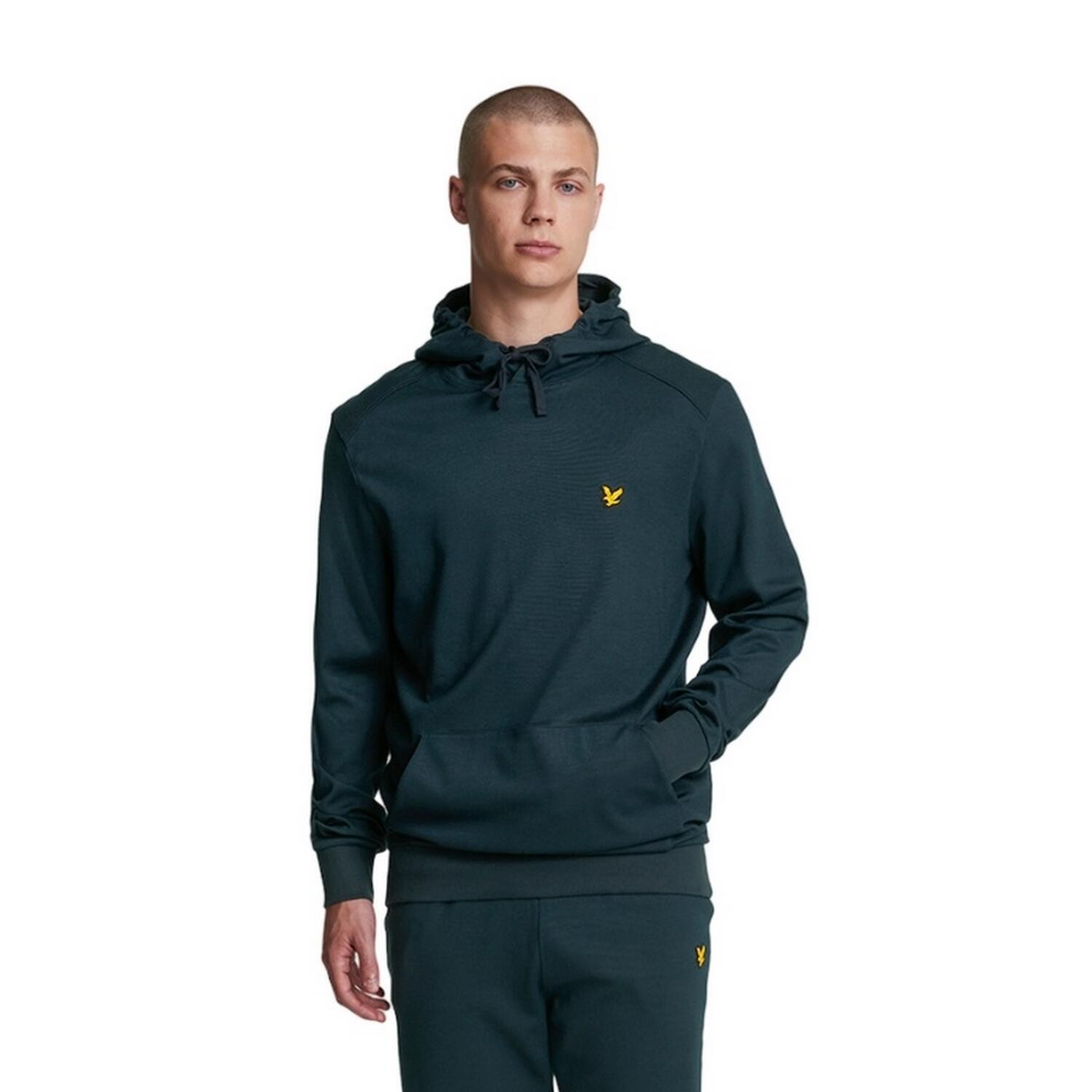 LYLE AND SCOTT Mens Fly Fleece Tracksuit Bottoms (Dark Navy)