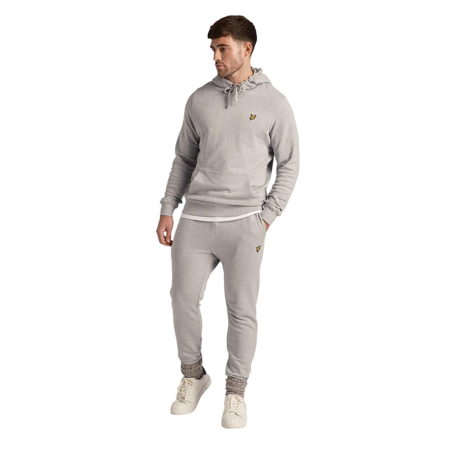 Uomo Pantaloni da jogging (grigio chiaro screziato)