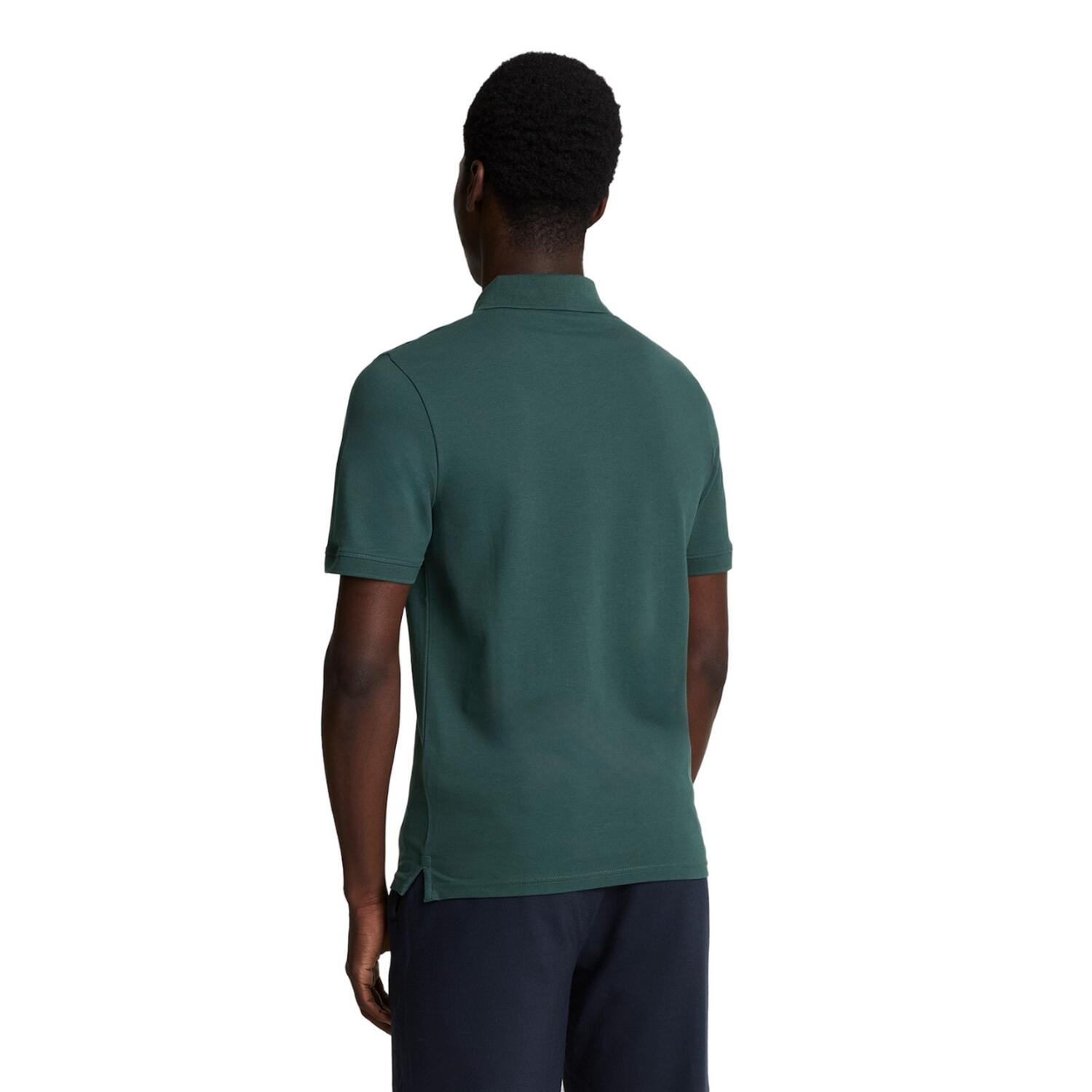 Mens Plain Polo Shirt (Dark Green) LYLE AND SCOTT Decathlon