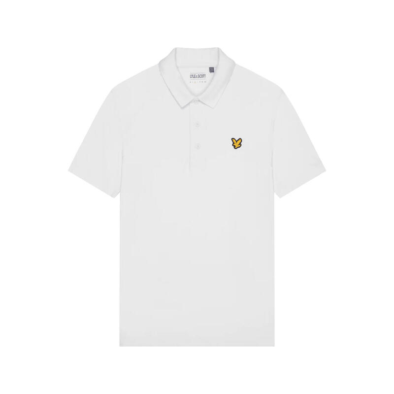 Poloshirt für Sport kurzärmlig Herren Weiß