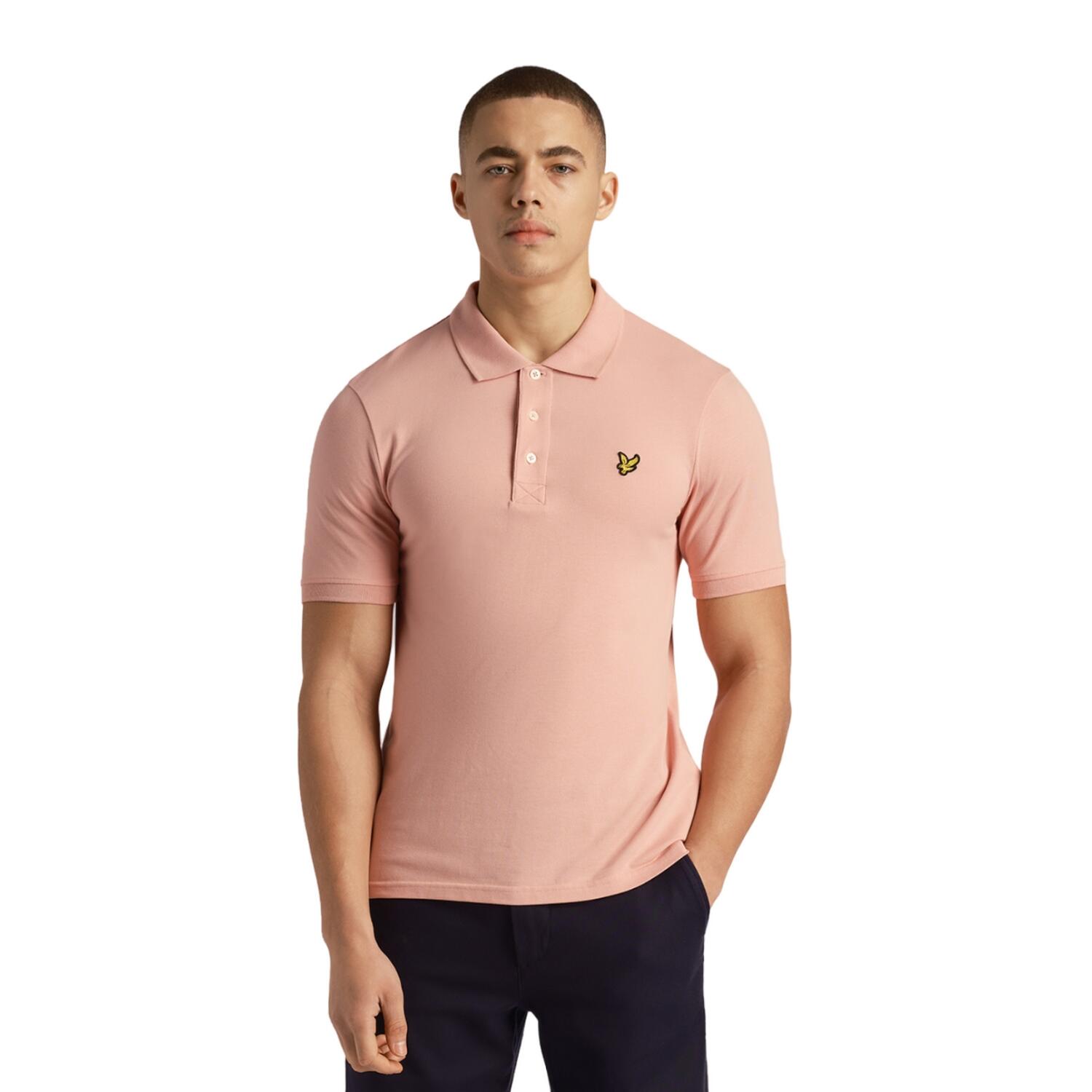 Men's polo shirt (Palm pink)