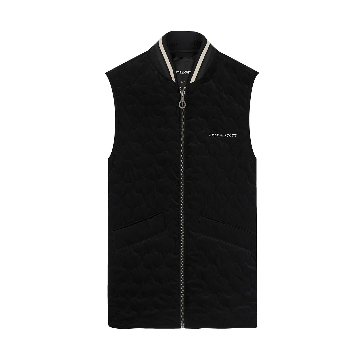 Men's sleeveless jacket (Bright black)