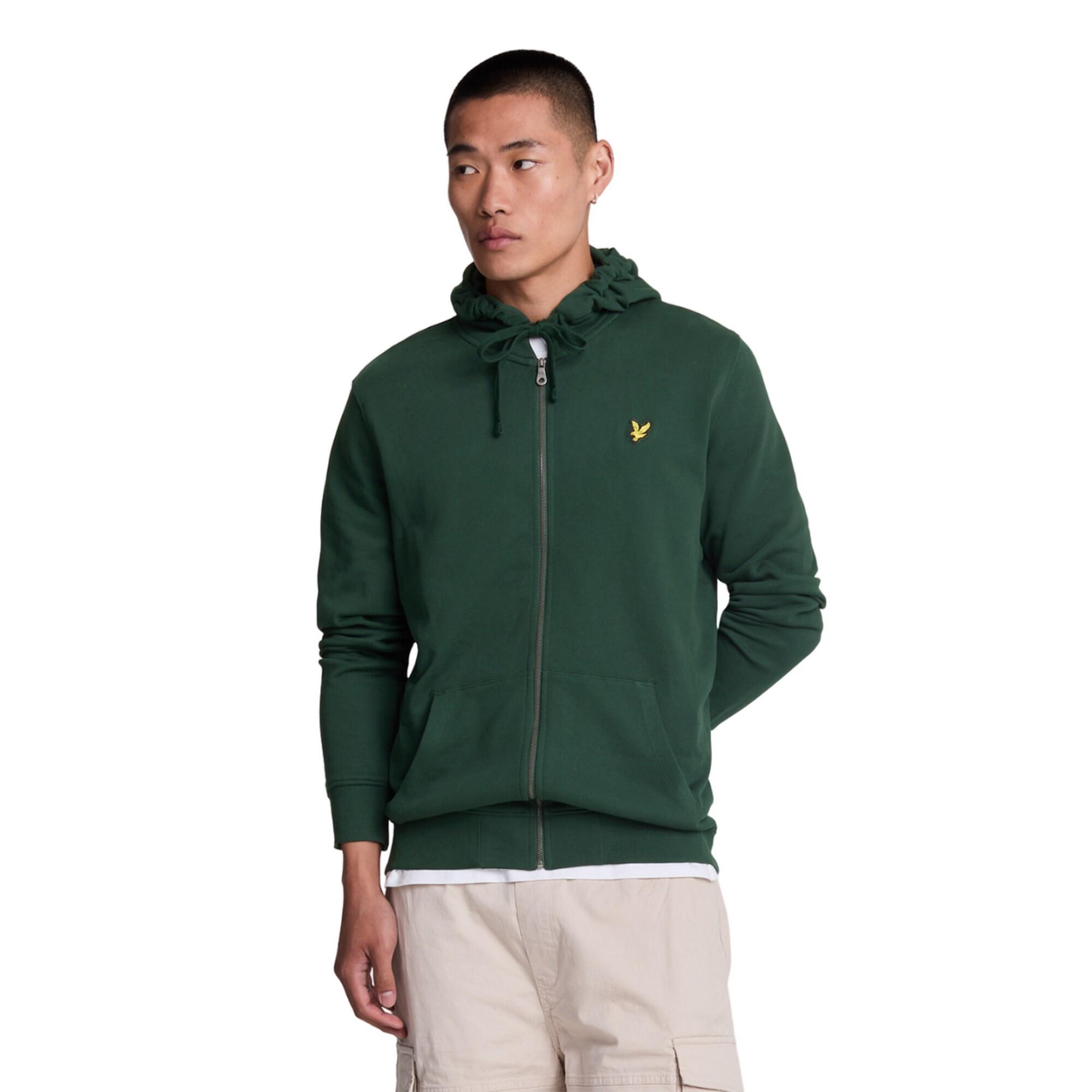 Men's hooded jacket (Dark green)