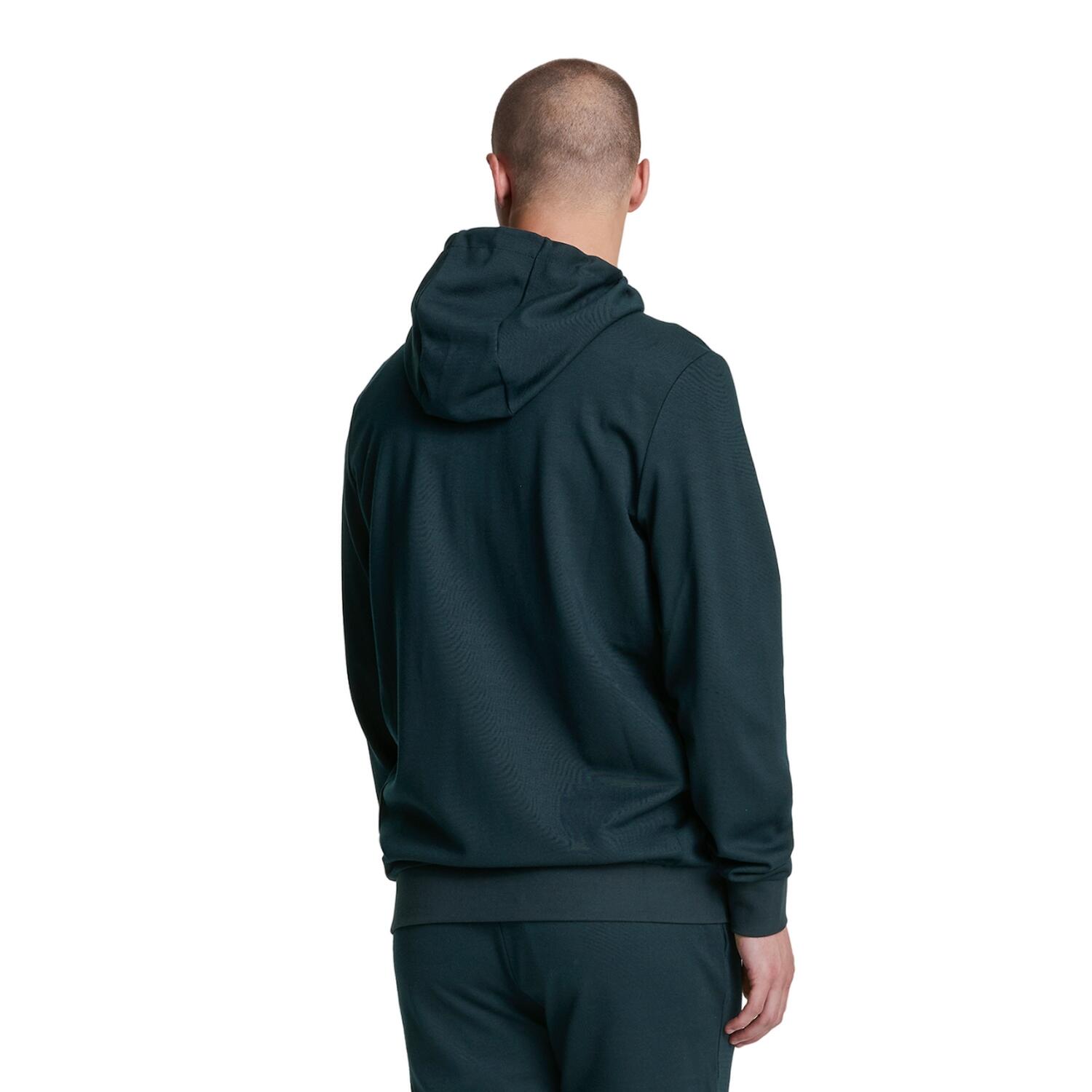 Mens Sports Full Zip Hoodie (Dark Navy) 2/4