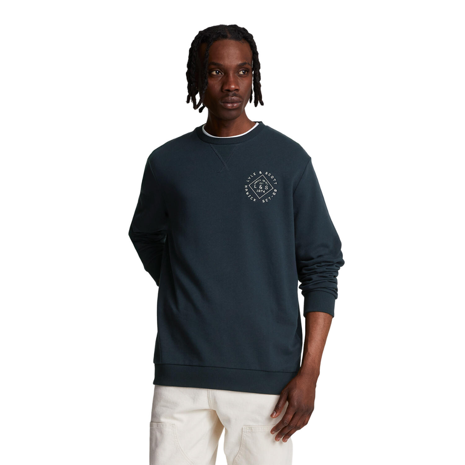 Men's Sweatshirt (Dark Navy Blue)