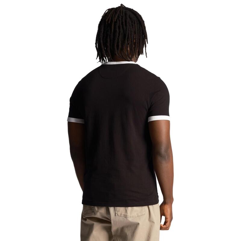 Tshirt Homme (Noir vif / Blanc)