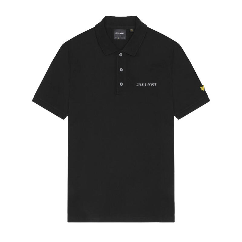 Polo Homme (Noir Vif / Blanc)