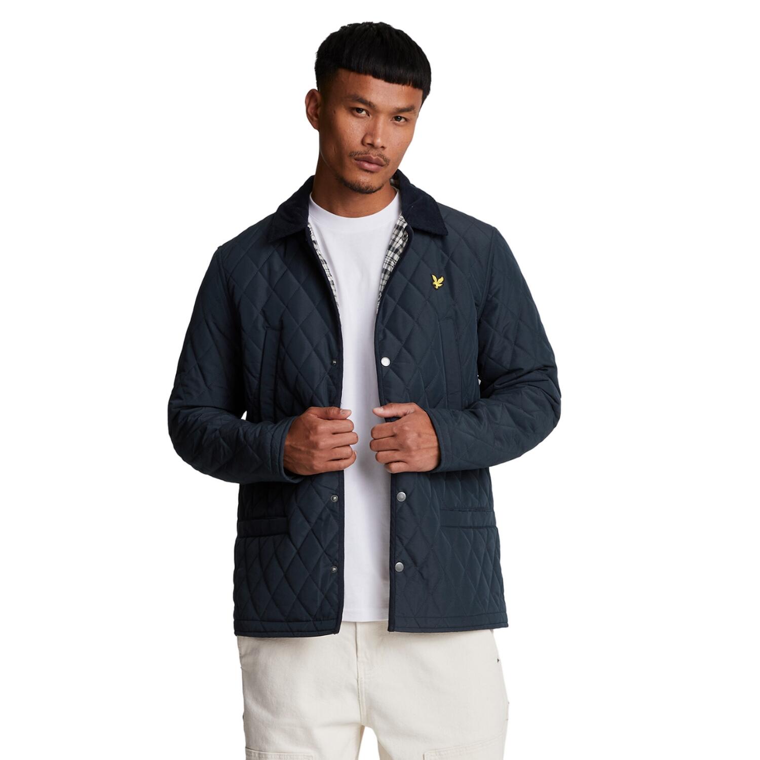 Men's quilted jacket (Dark navy)