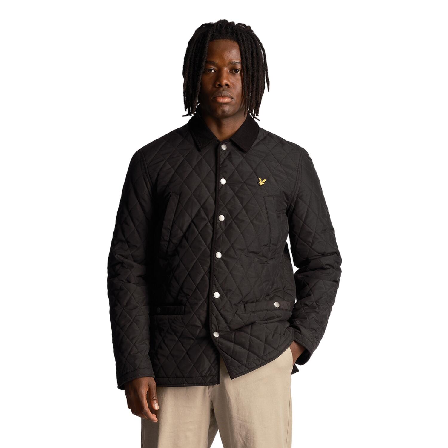 Men's quilted jacket (Black)