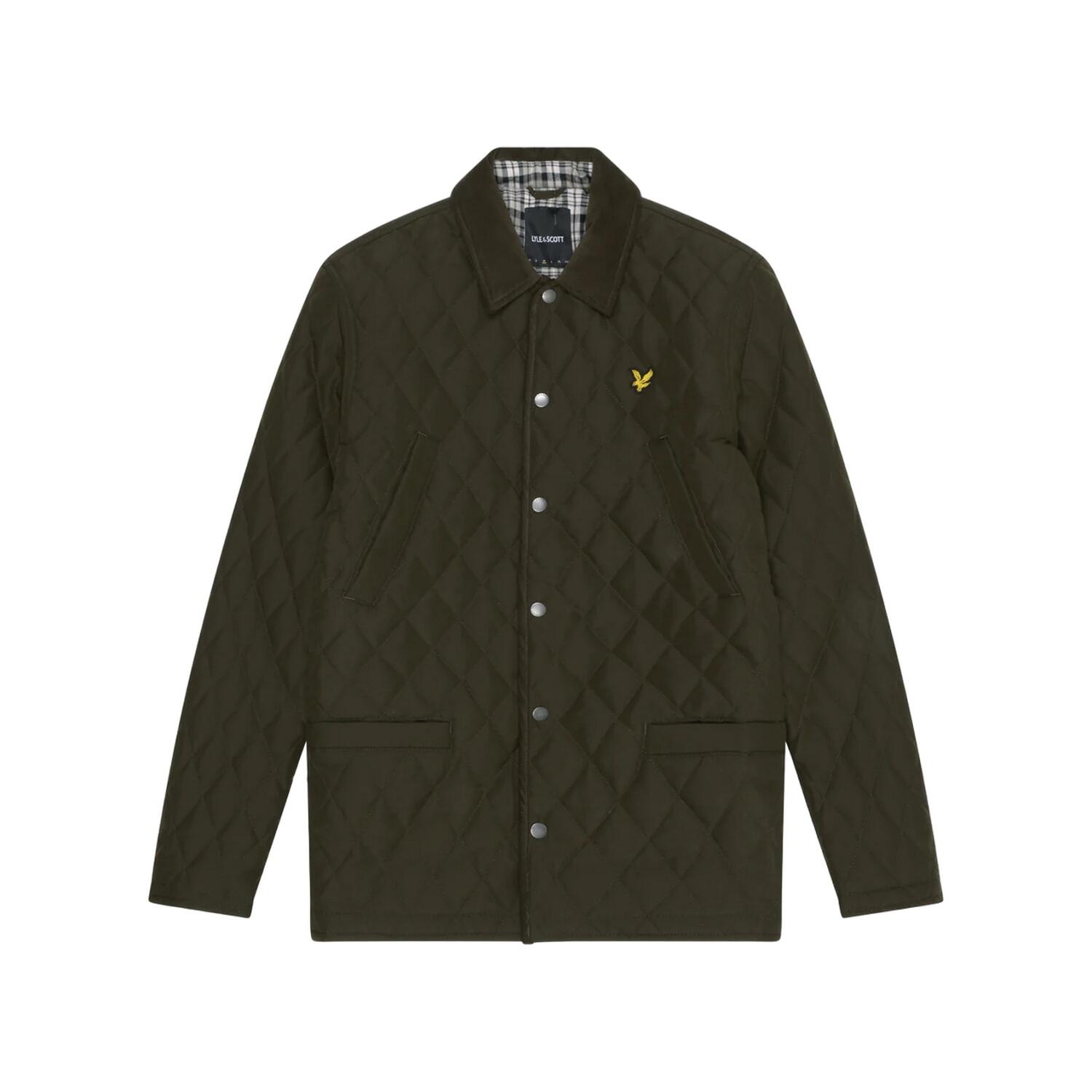 Men's quilted jacket (Dark green)