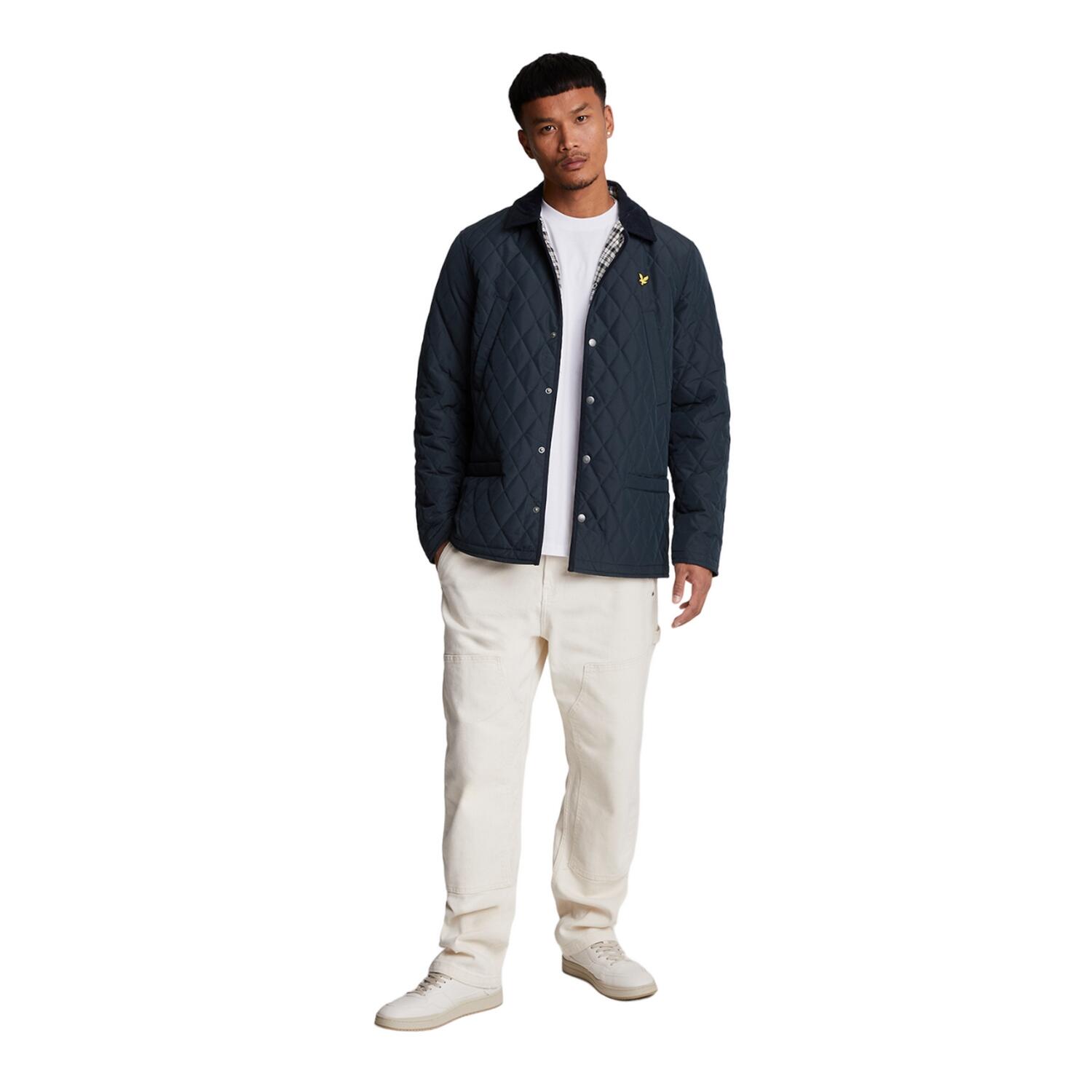 Men's quilted jacket (Dark navy)