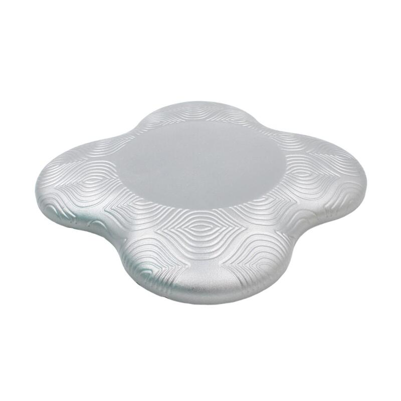 Suport genunchi anti-alunecare fitness 20x20cm argintiu