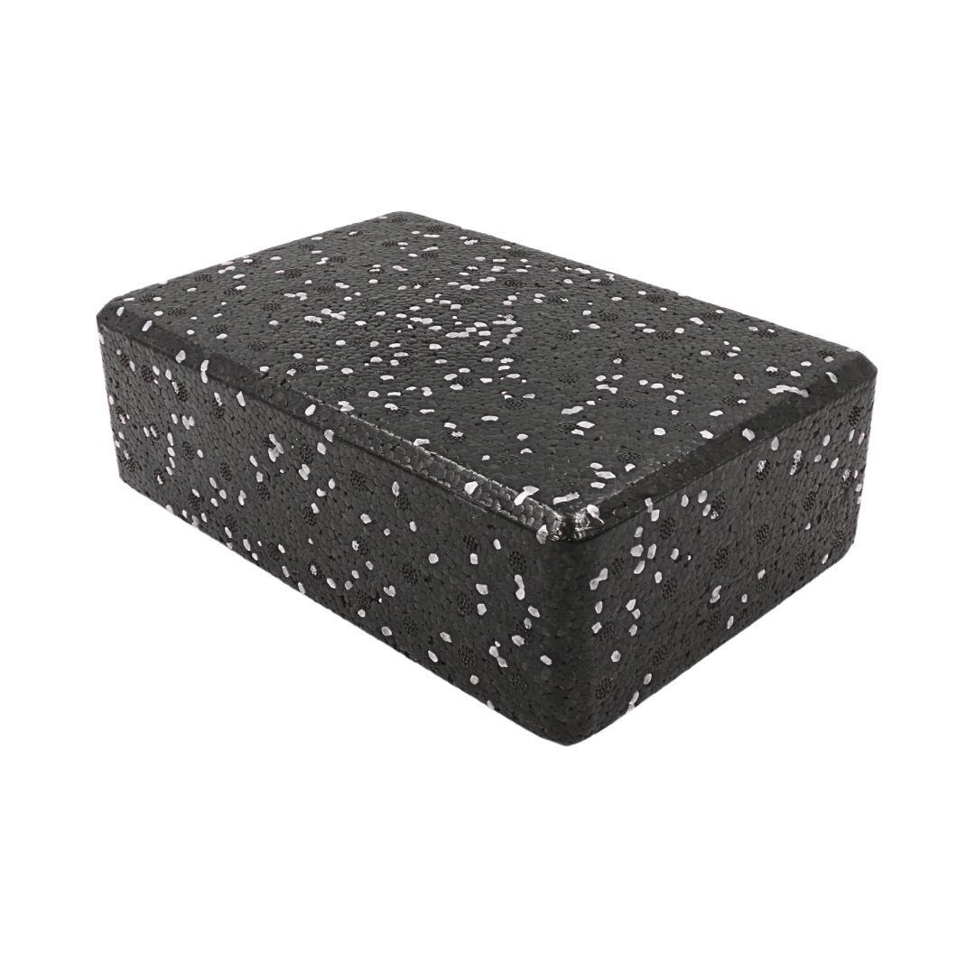 Cărămidă yoga XQ Max 23x15x7.6cm alb negru