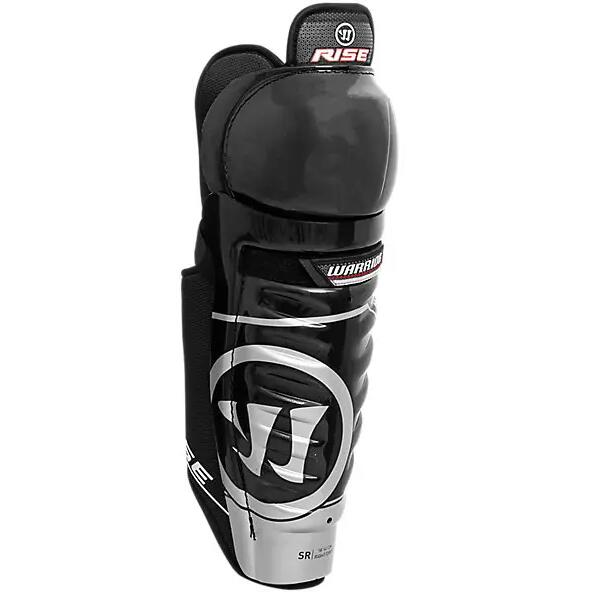 WARRIOR Rise Senior Black adult Hockey Shin Guards